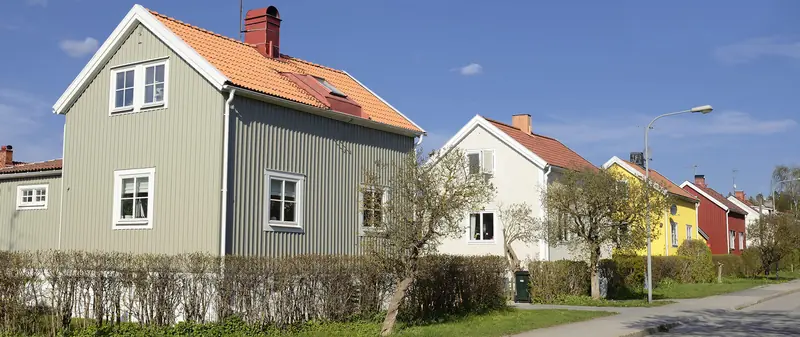 Dräneringsarbete vid husgrund